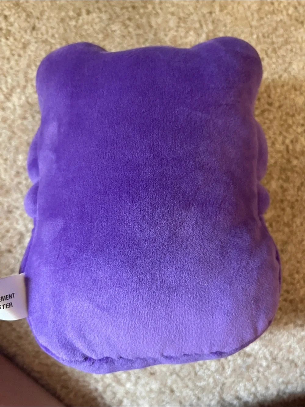 Plush Purple Bear Stuffed Animal - Soft Cuddly Toy - Picture 3 of 3
